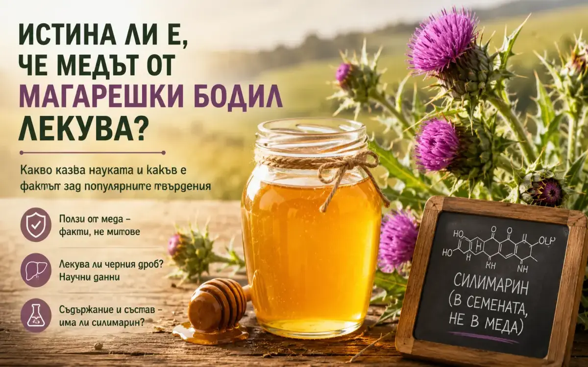 Мит или факт: Медът от магарешки бодил лекува?